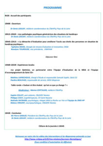 Journée thématique J16 - Programme