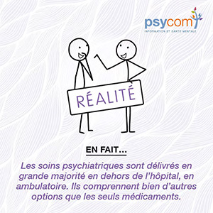 Psychiatrie idée reçue 4 : la réalité