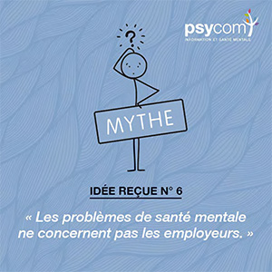 Psychiatrie idée reçue 6 : le mythe