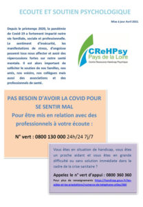 Ecoute et Soutien : outil du CReHPsy