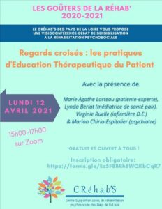 Goûter de la Réhab du 12 avril 2021