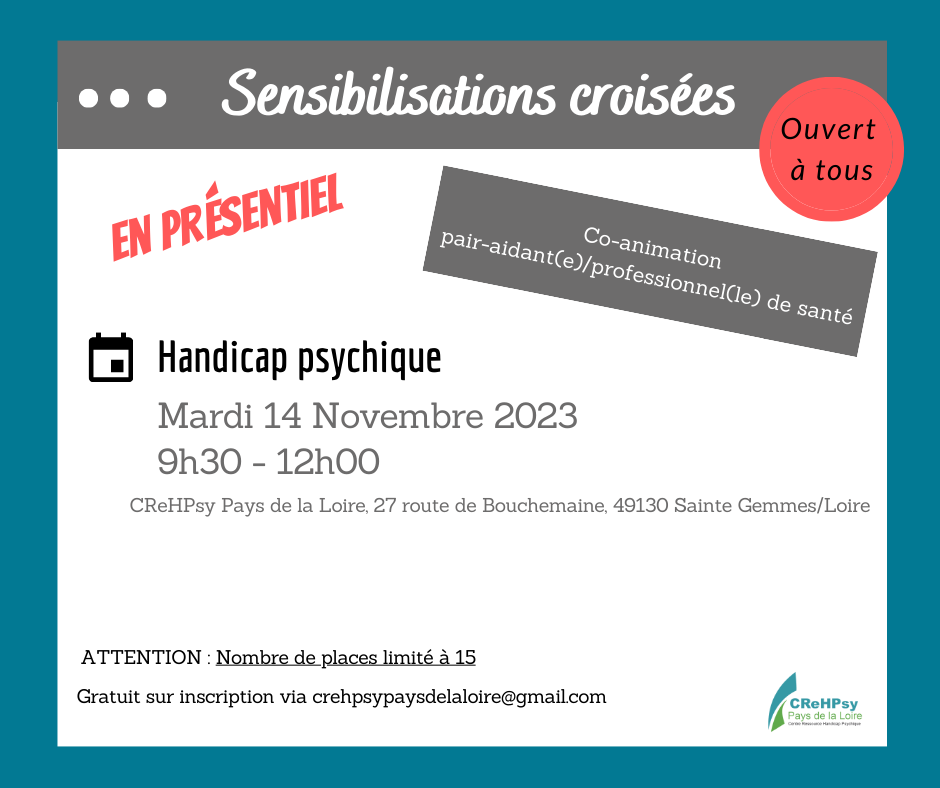 Sensibilisation croisée handicap psychique