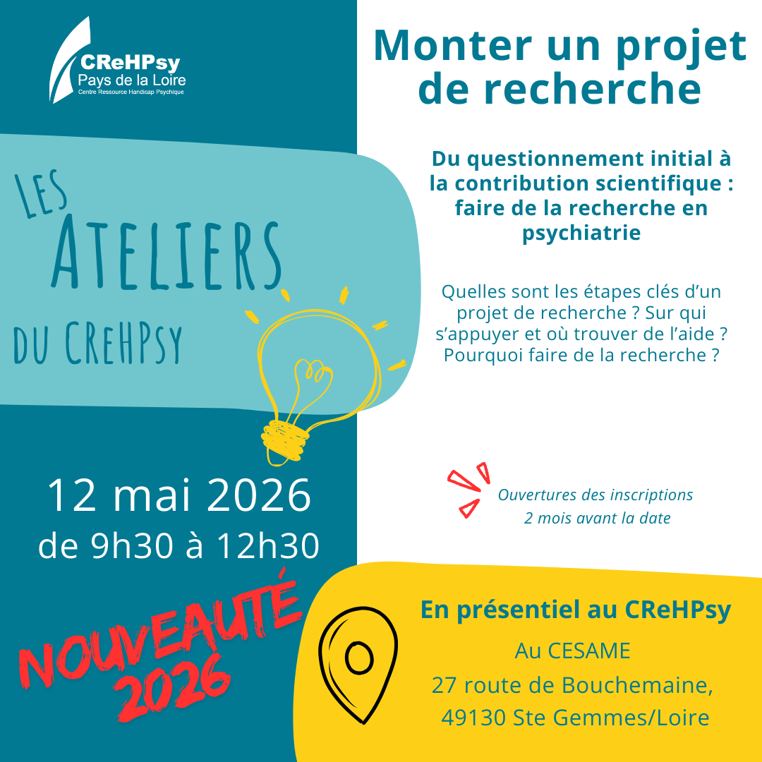 Les Ateliers du CReHPsy Mai 2026
